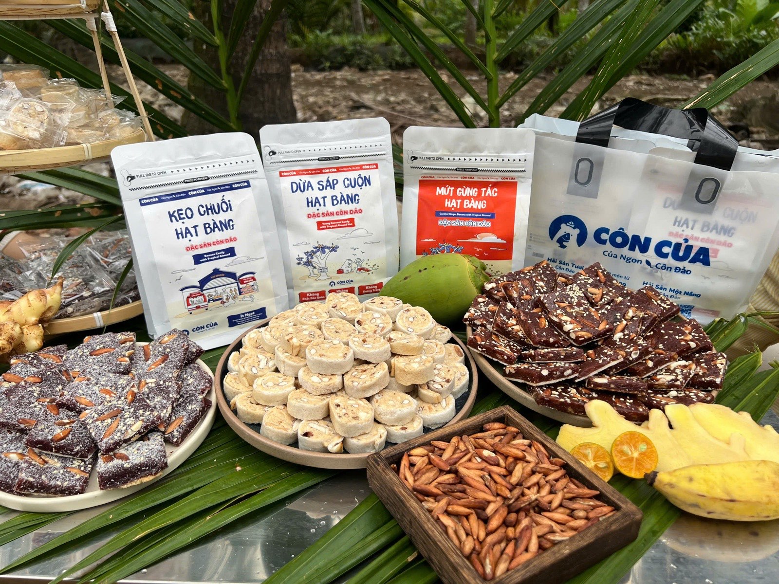 Gói quà Lộc Lành Côn Đảo: ba vị Kẹo Trái Cây Sên Hạt Bàng